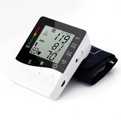 LCD Digital Lengan Tekanan Darah Manset Digital OEM ODM BP Monitor Atas