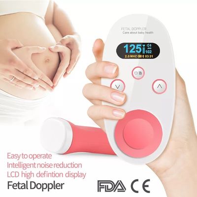 Maternal Home Fetal Doppler Heart Monitor Mengukur Detak Jantung Bayi Baby Fetal Doppler