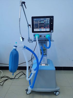 Peralatan Darurat Bedah Portabel Mesin Ventilator ICU Pernapasan Otomatis