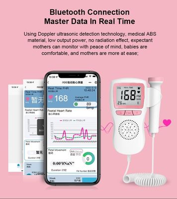 Monitor Doppler Portabel Mesin Doppler Janin Monitor Detak Jantung Bayi Untuk Ibu Hamil
