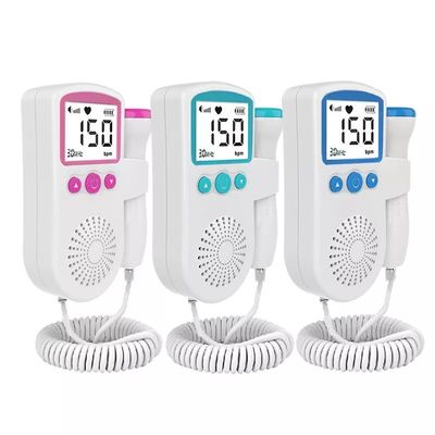 Portable Fetal Doppler Heart Monitor Baby Pocket Doppler Monitor Untuk Kehamilan