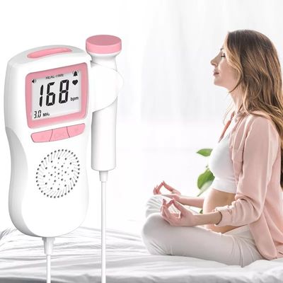 Mesin Rumah Sakit OEM Portable Wanita Hamil Fetal Doppler Fetal Heart Monitor