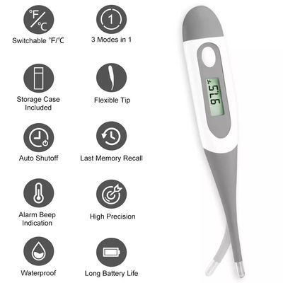 Portable Oral Ketiak Ketiak Rektal Test Bayi Anak Anak Dewasa Demam Termometer Digital