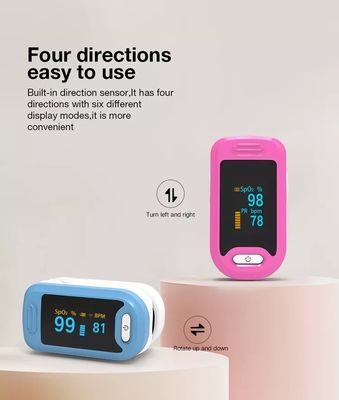 CE SPO2 Sensor Oximeter Finger Pulse Oksimeter Dengan Layar OLED OEM