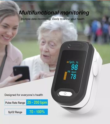 CE SPO2 Sensor Oximeter Finger Pulse Oksimeter Dengan Layar OLED OEM