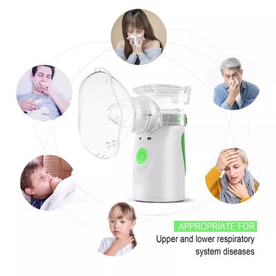 Mesin Nebulizer Portabel Ultrasonik Dapat Diminum Inhale Mesh Electric Ce Baterai AAA X 2 270g