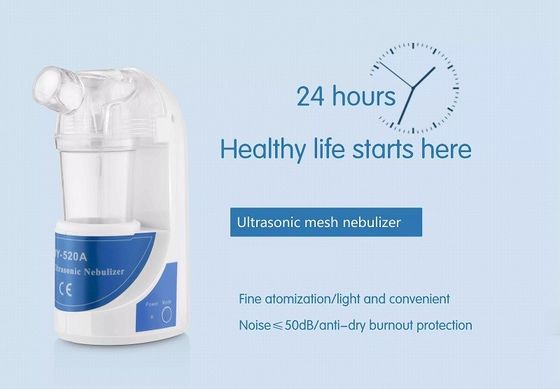 Mesin Inhalator Anak Dewasa Rumah Tangga Nebulizer Ultrasonik Berguna Dengan Adaptor Masker Mulut