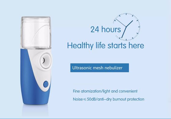 Mesin Nebulizer Portabel Asma Nebulizer Ultrasonik Jala Kecil Isi Ulang Genggam