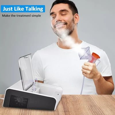 Medis Dewasa Anak Mesin Nebulizer Portabel Bersuara Bayi Inhalator Nebulizer Kompresor