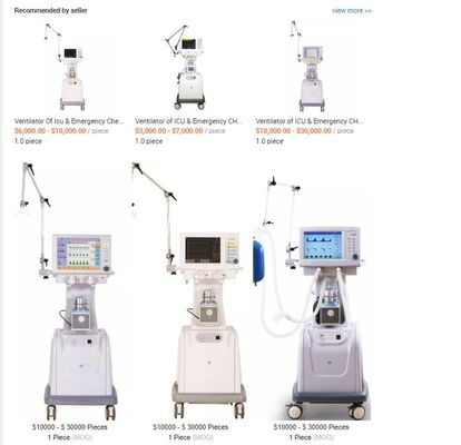 Rumah ICU Ventilator Mesin Respirator Darurat Mesin Pernapasan Rumah Sakit