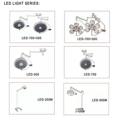 Lampu Bedah LED Bentuk Bunga Lampu Operasi Led Lampu Operasi Tanpa Bayangan Kubah Ganda