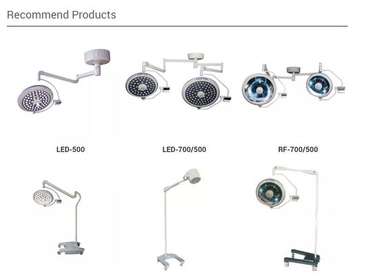 Lampu Bedah LED Bentuk Bunga Lampu Operasi Led Lampu Operasi Tanpa Bayangan Kubah Ganda