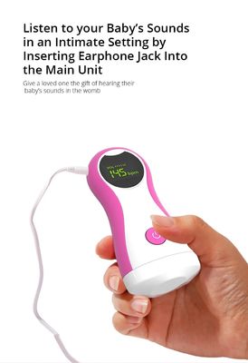 Peralatan Ultrasound Doppler Janin Prenatal Mini Monitor Detak Jantung Bayi