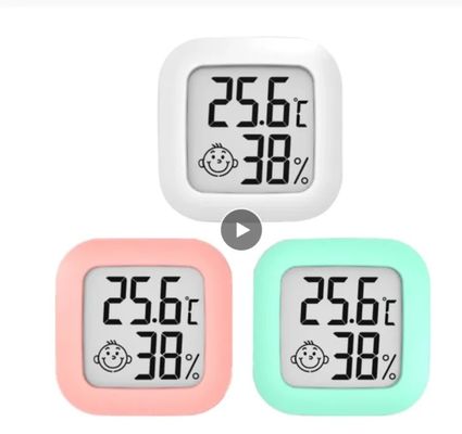 Mini Indoor LCD Digital Room Thermometer Hygrometer Gauge Sensor Kelembaban Meter
