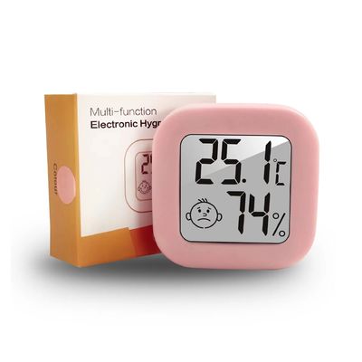 Mini Indoor LCD Digital Room Thermometer Hygrometer Gauge Sensor Kelembaban Meter