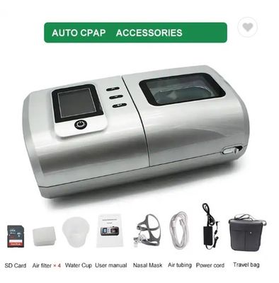 Mesin Bipap Sleep Apnea Auto Mesin CPAP Plastik Ce Grey Untuk Rumah