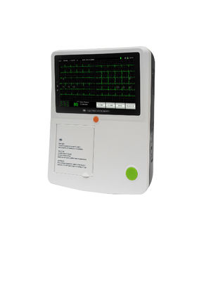 Mesin ECG Digital dan Cerdas Medis dengan Storage Tinggi Elektrokardiografer 6 saluran EKG