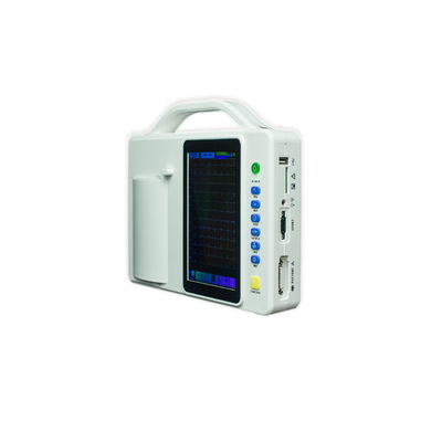 6 saluran Mesin EKG Elektrokardiografer Layar sentuh