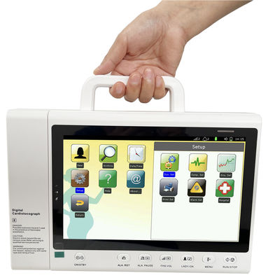Touch Screen Wireless Probe Ctg Machine Monitor Maternal Fetal