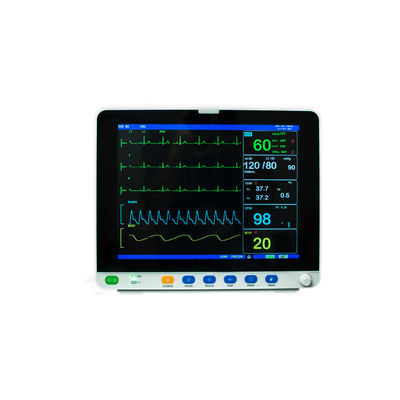 Multi Parameter Monitor Pasien Tanda-tanda vital Monitor Sistem Pusat