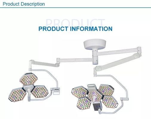 Sesuaikan Temperatur Warna Kelas Tinggi Lampu Bedah Tanpa Bayangan Lampu Plafon LED