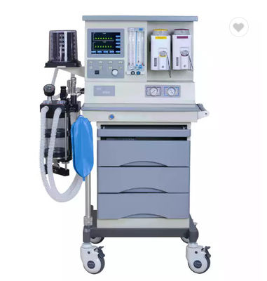 Dua Mesin Anestesi Tipe Trolley Vaporizer Dengan Pengukur Aliran Mekanik 5 Tabung